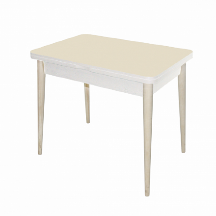 Стол обеденный раскладной Прага 7, крашенное стекло 